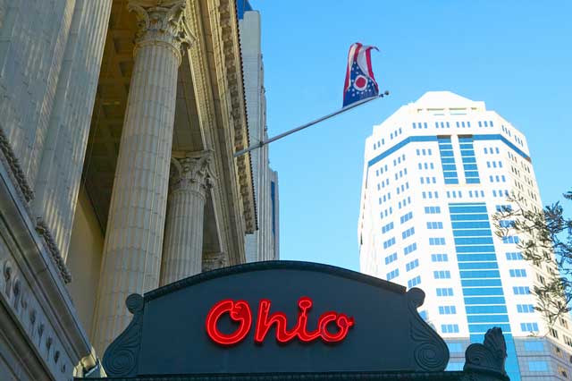 CMH Airport is located 6 miles (10 km) east downtown Columbus.